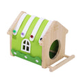 Inverno animal de estimação colorido feltro madeira periquito ninho caixa pássaro casa reprodução nidificação gaiola caixa para lovebirds cockatiel papagaio