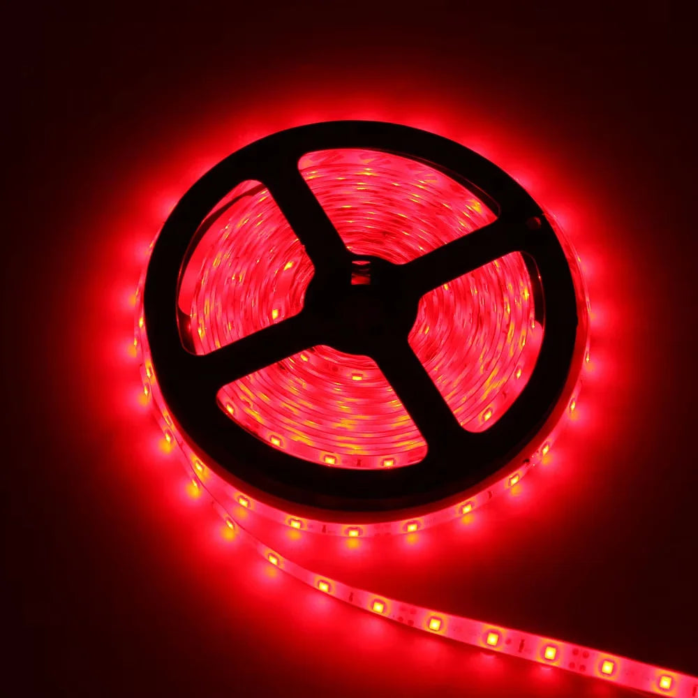 Fita de LED Flexível DC 12V 5m SMD 2835 300 LEDs, Guirlanda de Natal, Fita de Diodo, Pacote com 1 Unidade