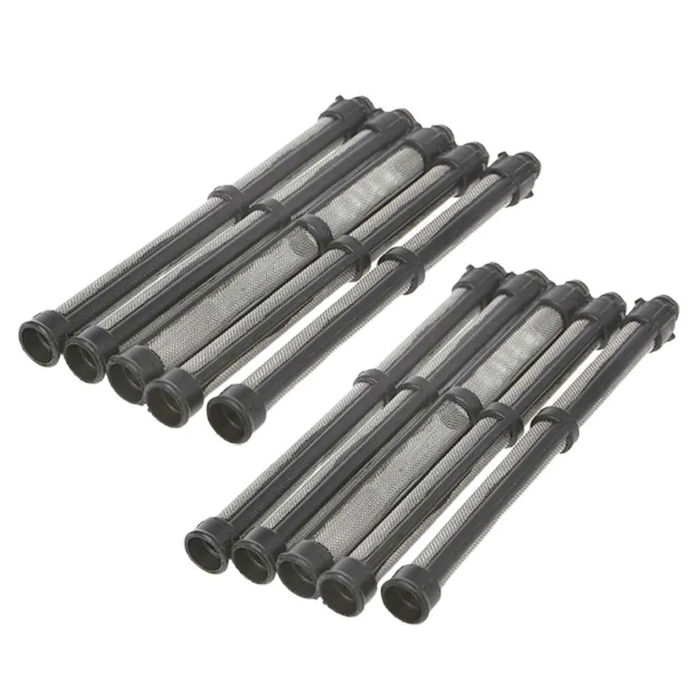 20 pçs 60/100/150 malha airless pintura pulverizador filtros alta filtragem airless pintura pulverizador filtro 11x110mm acessórios da ferramenta elétrica
