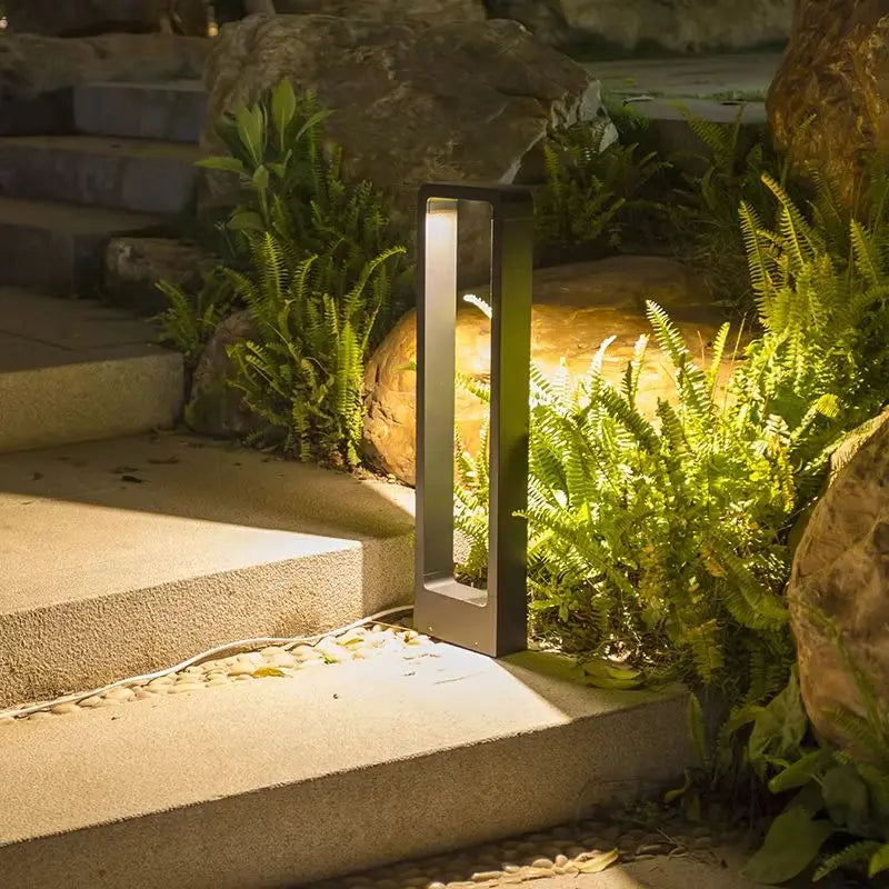 Moderno led luz do gramado ao ar livre à prova dwaterproof água jardim paisagem lâmpada quintal parque pastagem iluminação 30cm 10w