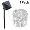 7m/12m/22m/32m led solar string luzes de fadas caminho ao ar livre guirlandas lâmpada pátio à prova dwaterproof água natal casamento jardim luzes rua