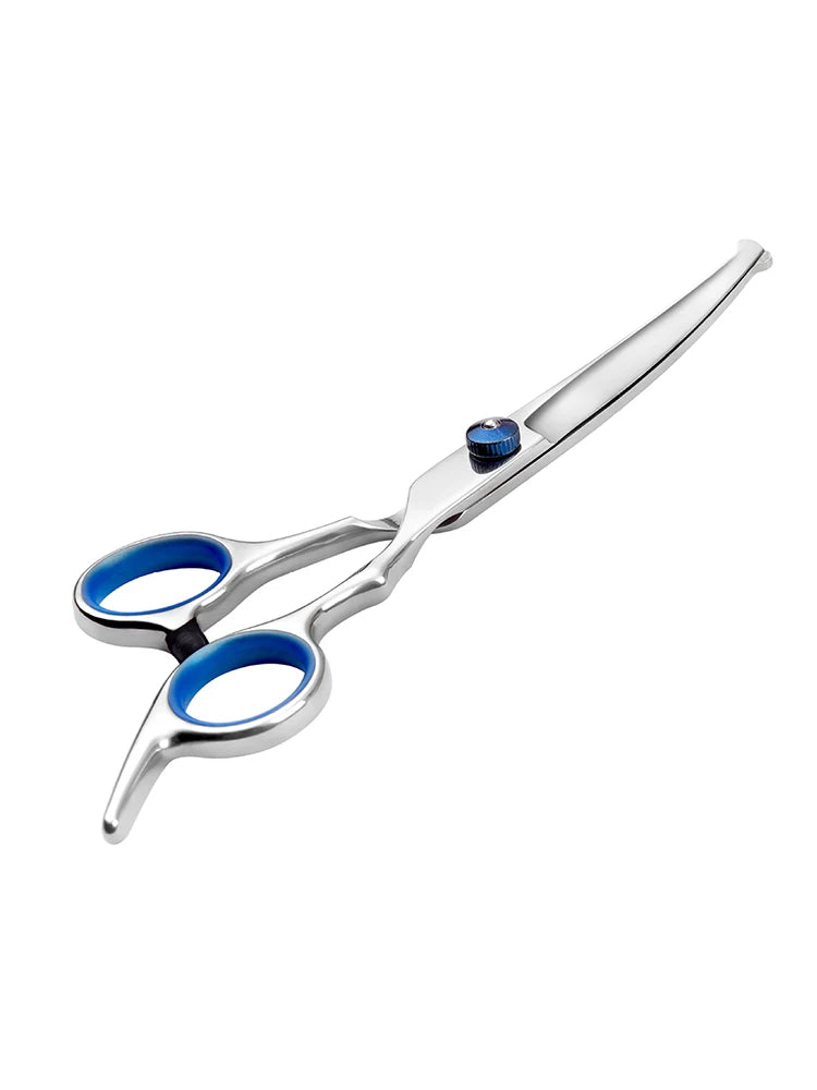 Tesoura do cabelo do cão de pelúcia, Pet Clean Grooming Tools, cabeça redonda segura, 6 ", 1Pc