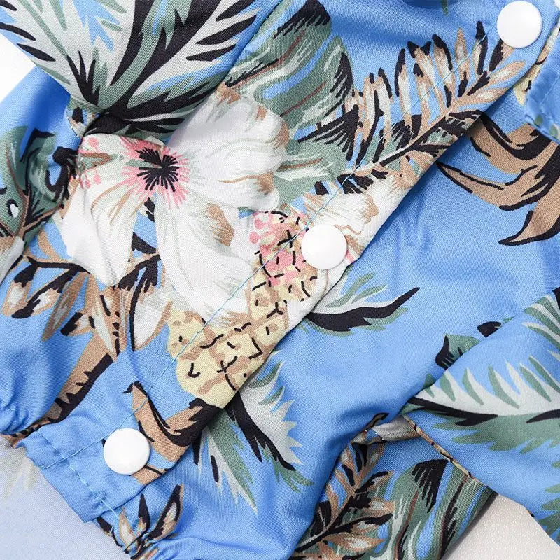 Roupa para Cães Estilo Havaiano, Camisas de Verão para Cães de Praia, Roupas para Cães Pequenos e Médios, Gato, Ropa Perro, Pug, Bulldog Francês