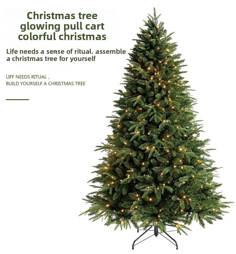 Decore a árvore de Natal em 2027. Material misto de PE de alta qualidade. Design Seguro. 1,2 a 2 metros. Ideal para encontros familiares.
