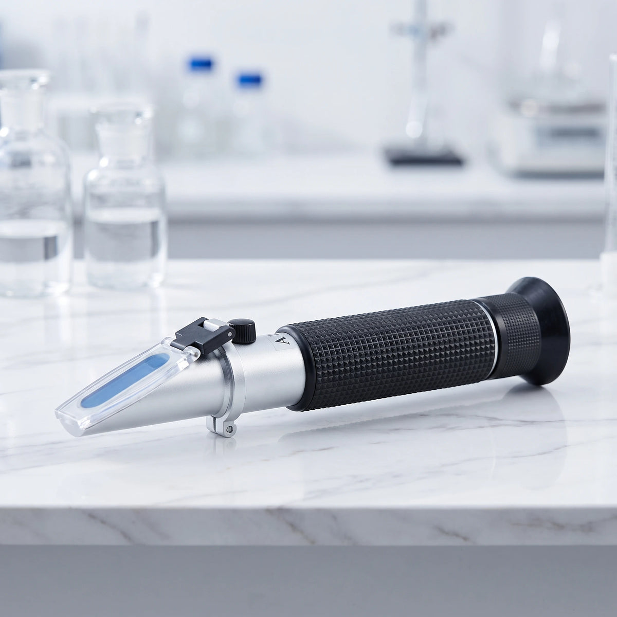 Refratômetro para Saúde Animal - Ferramenta Clínica Veterinária para Níveis de SG na Urina e Proteínas no Soro, Ideal para Cães, Gatos e Animais de Grande Porte