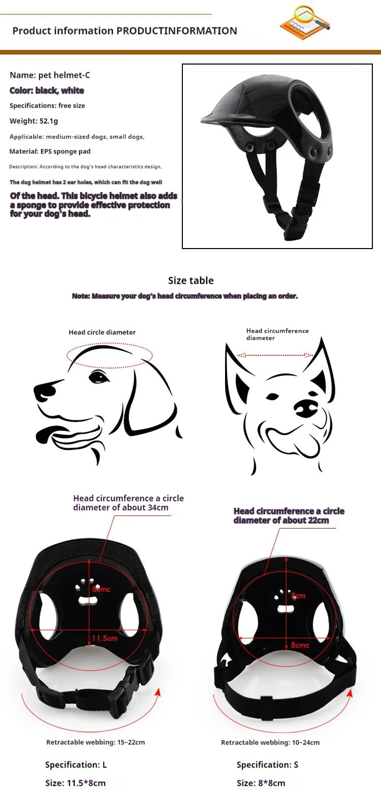 Capacetes para animais de estimação, capacete para gatos, capacete para cães, mini cabeça ao ar livre, chapéu seguro, capacete de motocicleta para cães, acessórios para fotos de animais de estimação