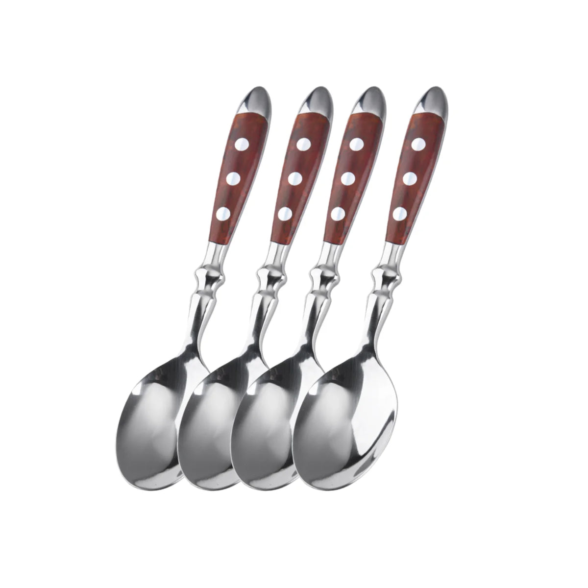 Conjunto de Talheres de Aço Inoxidável, Conjunto de 6 Peças Incluindo Faca, Garfo e Colher, Facas de Cozinha e Talheres para Sala de Jantar Kasa & Pet