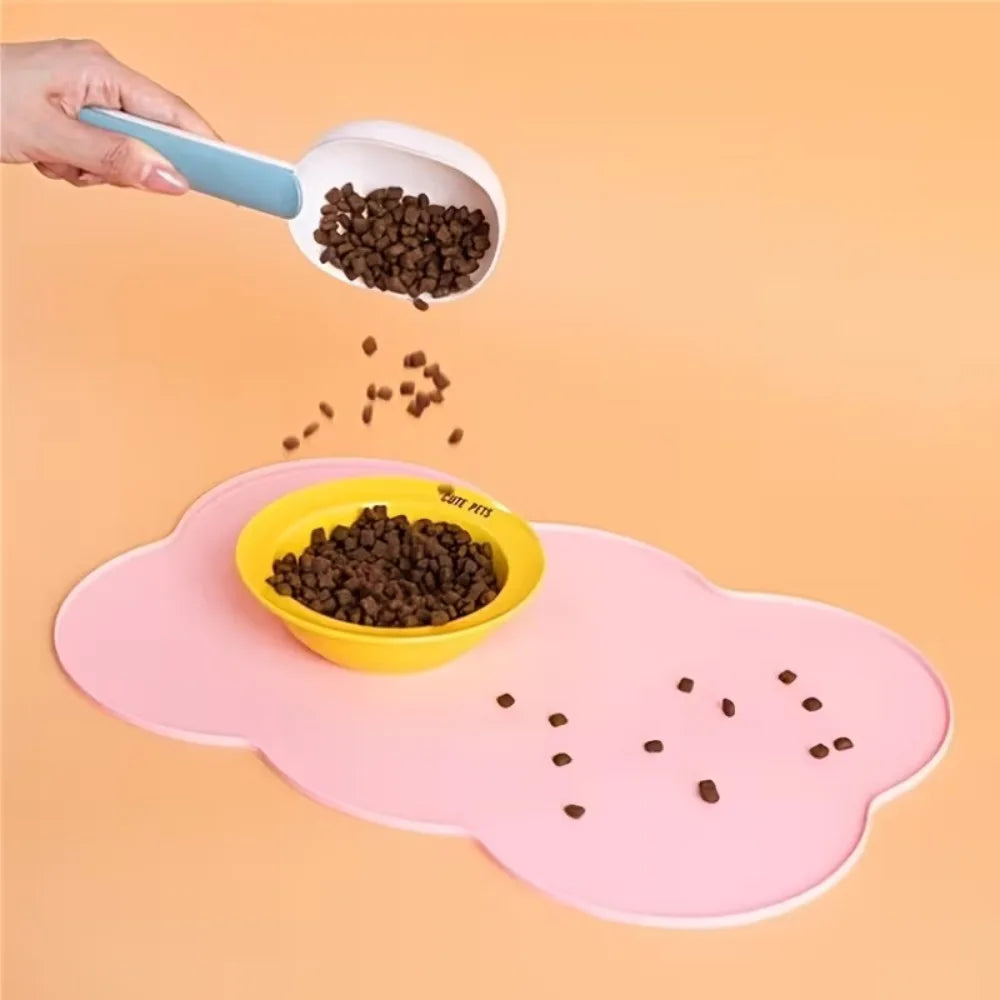 Tapete para Animais de Estimação - Projetado para Animais - para Animais de Pequeno e Médio Porte - Compatível com Todos os Tipos de Piso, Tapete para Refeições