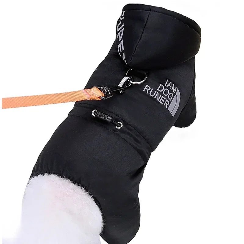 Roupas de inverno para cães de estimação, jaqueta super quente, casaco de algodão grosso, à prova d'água, roupas para cães pequenos, buldogue francês, roupa de cachorro