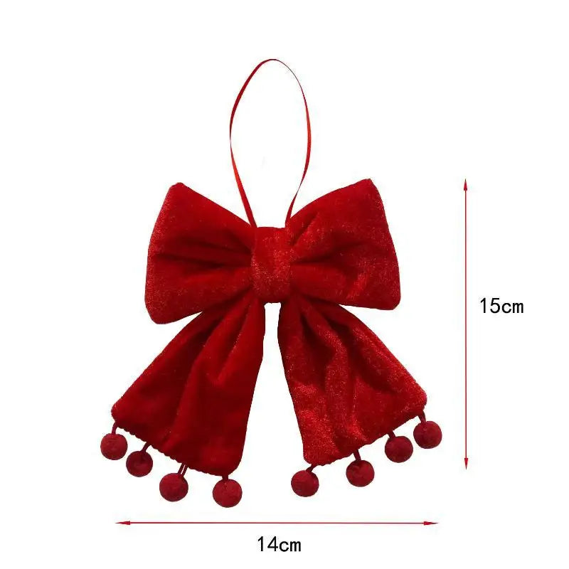 Laço Decorativo Minimalista para Árvore de Natal: Decoração para Festas, Janelas e Portas