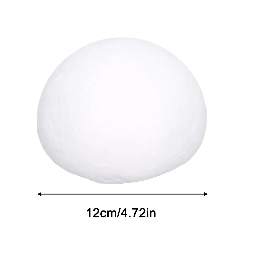 7.5/8/9/10/12/15cm meia redonda poliestireno bolas de espuma para diy natal crianças pintadas festa de casamento bolas de flores decoração