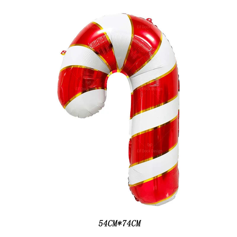 Santa Claus Foil Balloon Set, Decorações de Natal para Casa, Merry Xmas Party Balloon