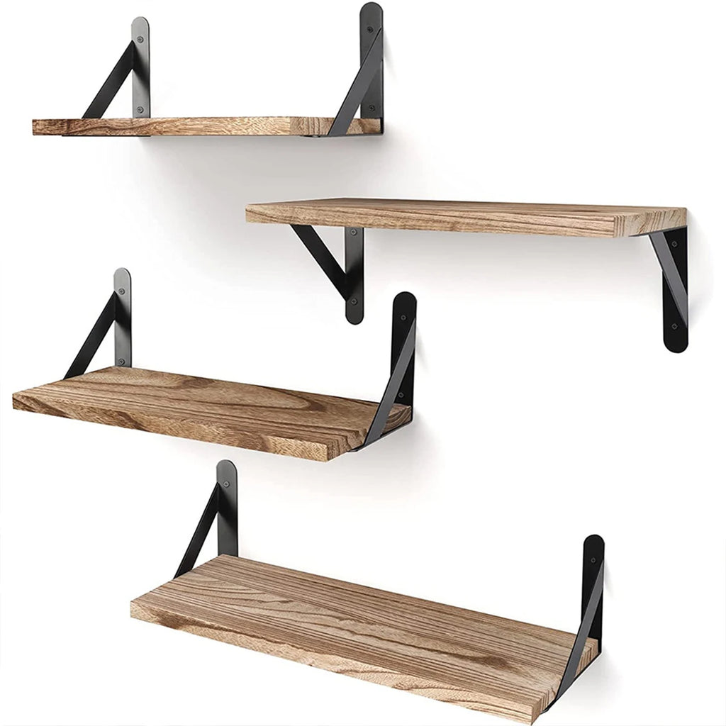 Prateleiras flutuantes para parede, estantes, prateleira de madeira montada na parede para sala de estar, banheiro, quarto, cozinha, decoração de casa