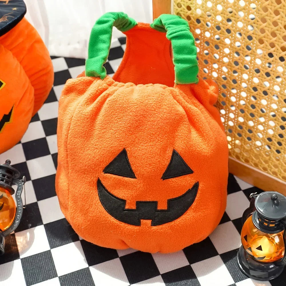 Fantasias de Halloween para Cães, Traje Engraçado de Abóbora Lanterna, Roupa de Transformação para Cães e Gatos de Duas Patas, Chapéu de Abóbora Fofo, Jaqueta para Cães