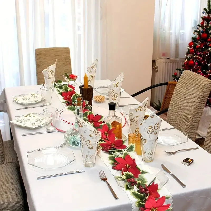 Guirlanda de Natal artificial - perfeita para atmosfera festiva - ideal para Natal, aniversário, casamento, aniversário, decoração de arco de parede