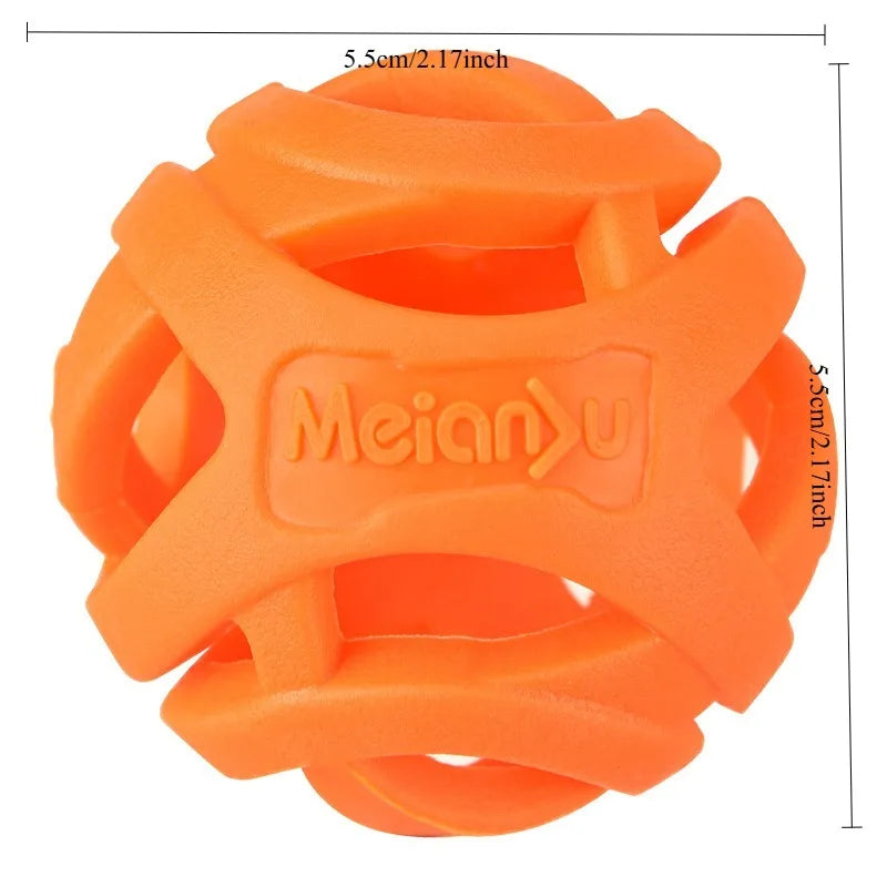 Brinquedos para Animais de Estimação - Bolas de Mastigar Resistentes a Mordidas - Bolas Ocas Elásticas - Bolas de Treinamento - Brinquedos de Entretenimento e Relaxamento - Suprimentos para Animais de Estimação