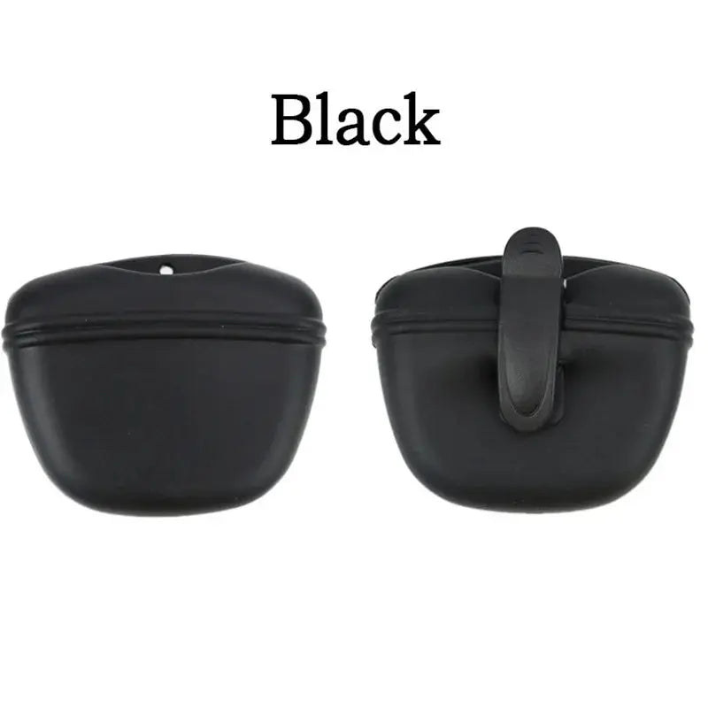 Saco de silicone para tratamento de cães, saco portátil para treinamento de cães, alimentador ao ar livre, bolsa para lanche de cachorro, saco de armazenamento de recompensa de alimentos, suprimentos para animais de estima Kasa & Pet