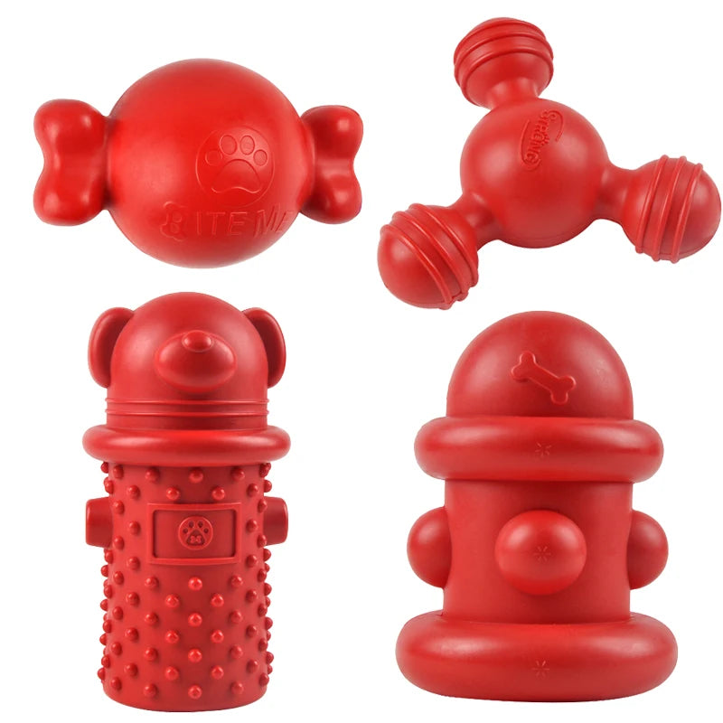 Brinquedo de mastigar para animais de estimação, durável, tpr, pequeno, grande, molares, golden retriever, labrador, brinquedos educativos interativos, suprimentos para animais de estimação, acessórios