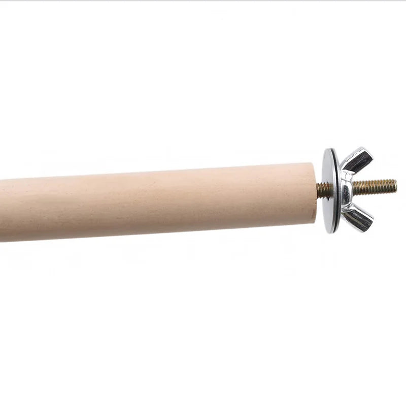 Papagaio animal de estimação cru pé vara de madeira pendurado suporte rack brinquedo sticksstand periquito ramo poleiros para gaiola de pássaros barra suprimentos para animais de estimação