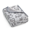 Cobertor macio de inverno para cães lavável, cobertor para gatos para gatos internos, tapete grande, médio e pequeno, presentes para cachorros, cama essencial (cinza)
