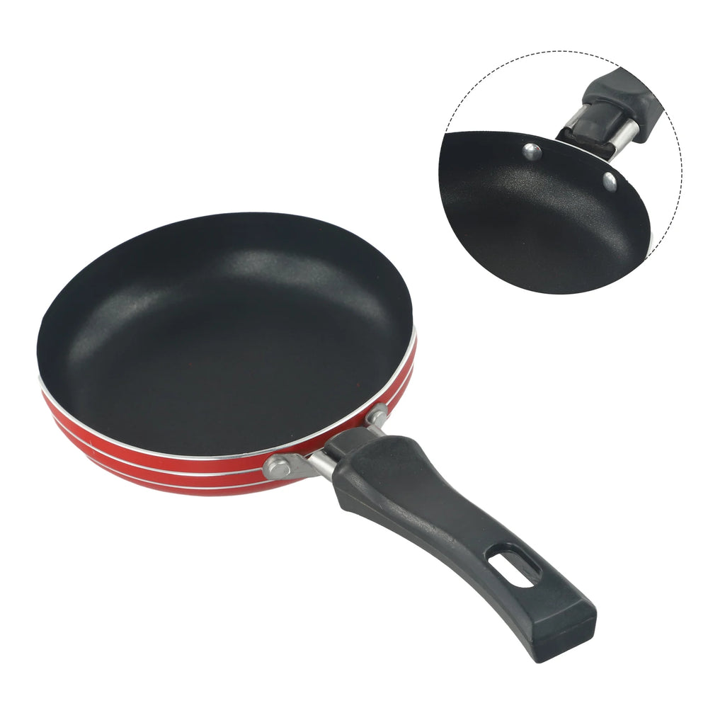 Mini frigideira de aço antiaderente, frigideira, panela para panelas, ferramentas de cozinha, ovos de fritar, cozinhar, 12cm, 14cm, 16cm Kasa & Pet Store