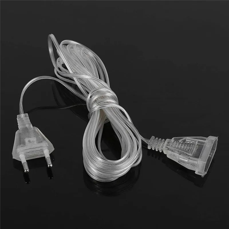 Luzes de Natal LED, cordão de luzes decorativas, cortina de luzes, decoração de Natal para casa, luminária para as festas de fim de ano e Ano Novo.