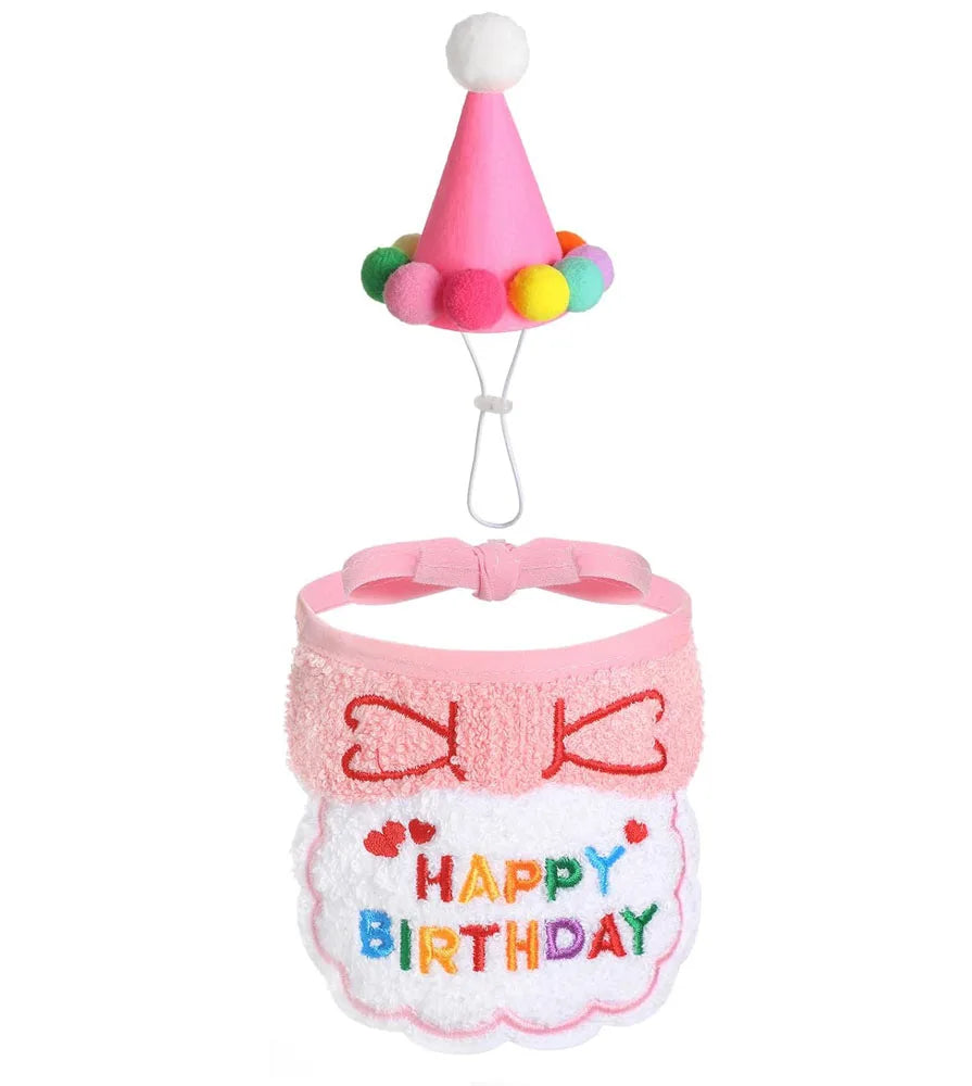 Chapéu de Festa para Animais de Pelúcia, Chapéus de Aniversário para Cães, Gatos, Coelhos, Filhotes, e Roupas para Gansos, Decoração de Patos de Plástico e Cimento