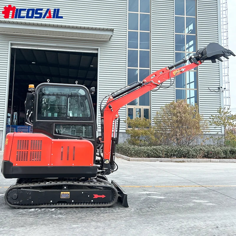CE EPA SHANDONG Euro V Mini Escavadeiras de Esteiras 2,5 Ton 3 Ton com Bomba de Motor-Mini Bagger de Alto Desempenho para Venda