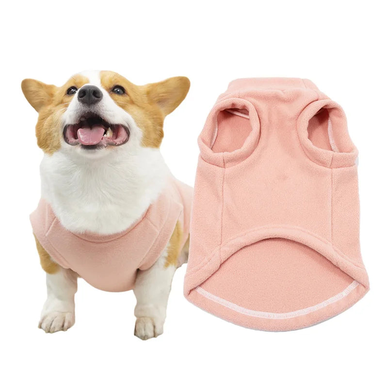 Lã quente corgi cão hoodie undercoat inverno roupas para animais de estimação pequeno médio cães francês bulldog terrier pulôver maschas camisola