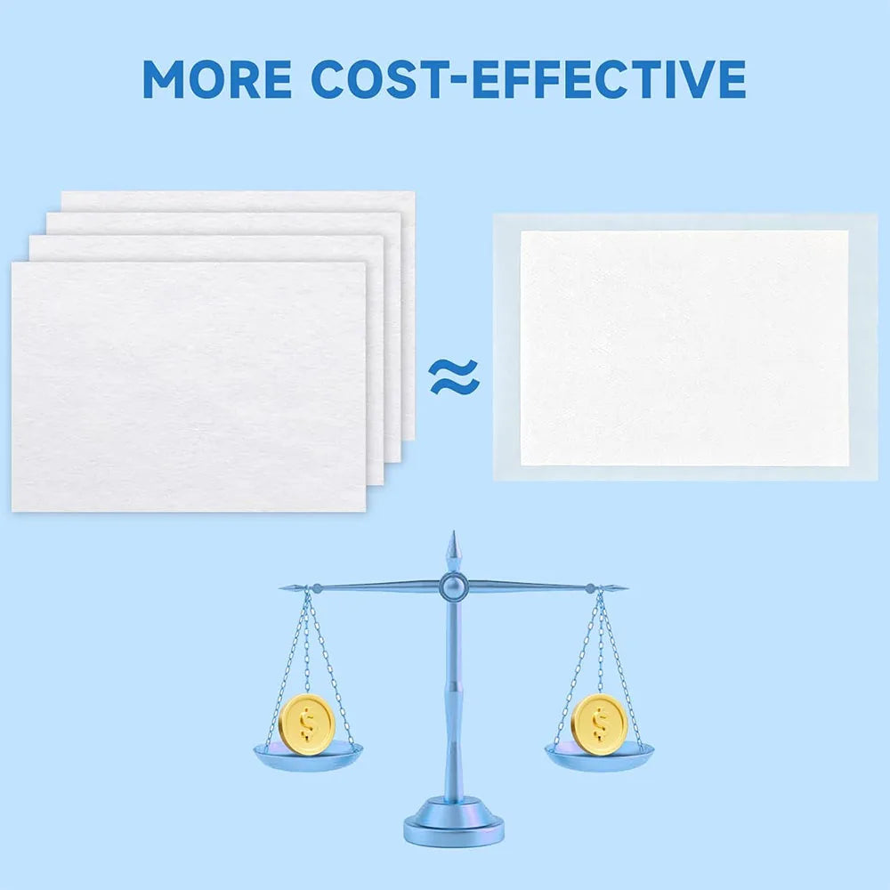 100 pçs/saco papel absorvente de urina do cão pet papel absorvente fralda almofada de urina secagem rápida limpar urina papel absorvente suprimentos para animais de estimação