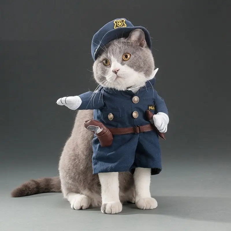 Conjuntos de fantasias ajustáveis para cães de Halloween, roupas, cosplay, fantasia para cães médios e grandes, pug, roupas novas, engraçado, 2023