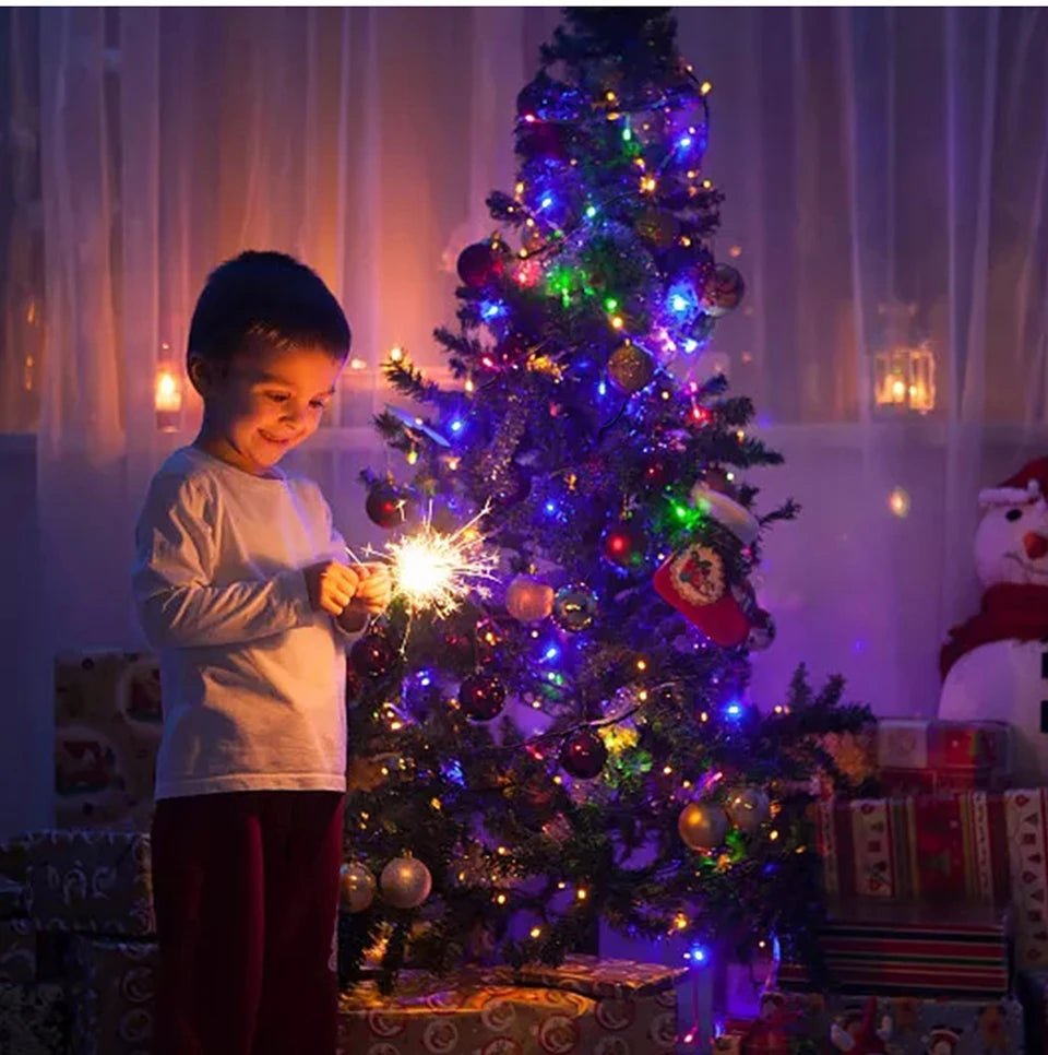 Led string guirlanda 10m-100m luzes de fadas luz de natal à prova dwaterproof água ao ar livre indoor para árvore rua festa de casamento 2024 decoração