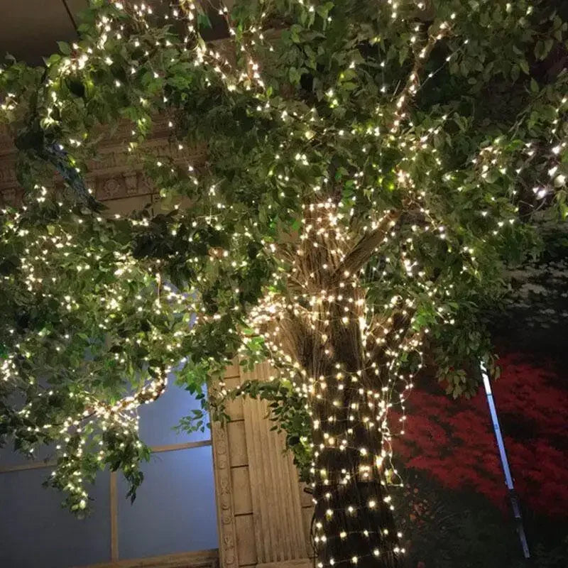 Pacotes de Luzes de Natal LED Solares 1 2 3 4 5, Luzes de Fada para Exterior, 8 Modos, Fios de Cobre, Impermeáveis, Decoração para Jardim, Árvore e Pátio