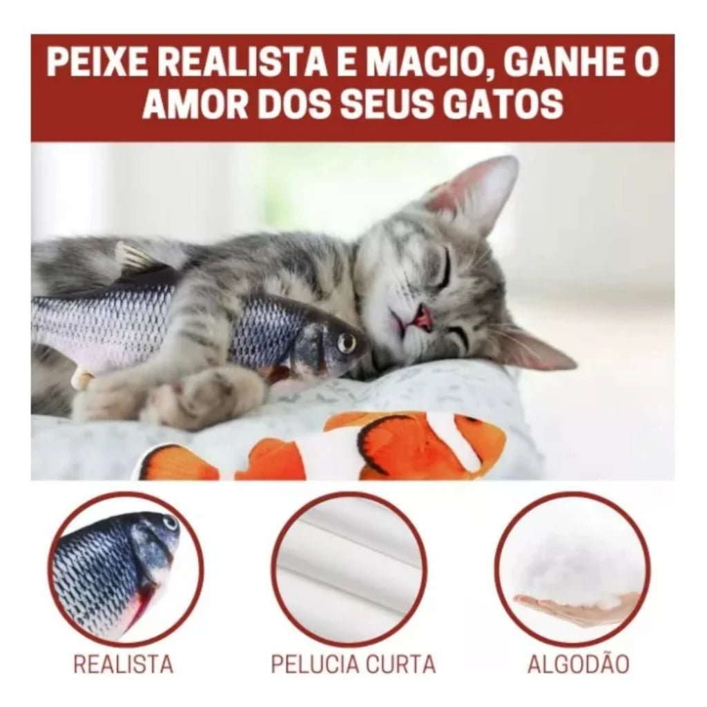 Brinquedo Interativo Para Gato Com Carregamento USB, Som Realista E Bola Automática Para Estimulação Física