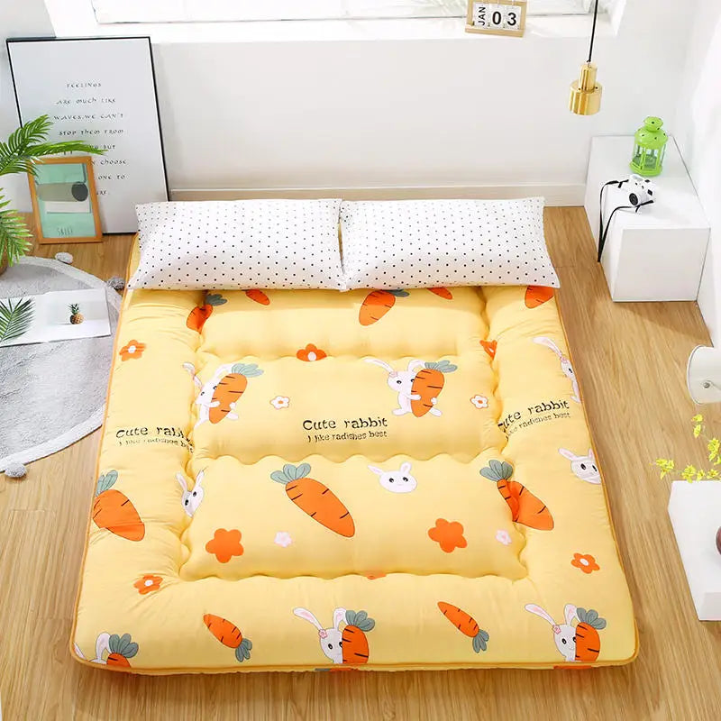 Colchão Tatami Espesso Estilo Japonês, Tapete de Chão Macio, Almofada Dobrável para Descanso em Casa, Acessório para Quarto
