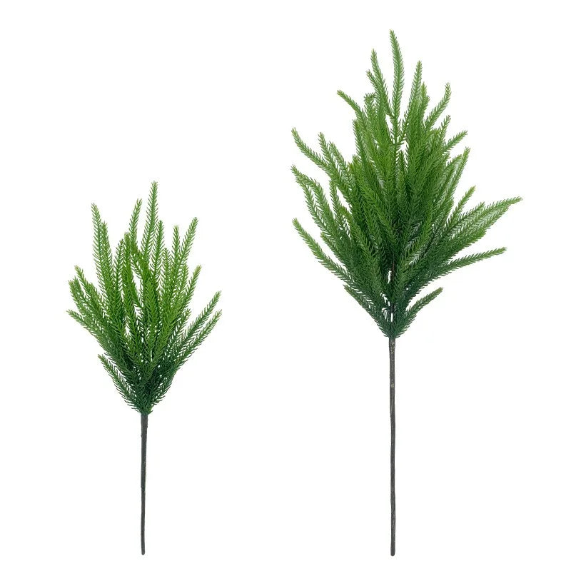 Artificial Pine Needles Decoração De Natal, DIY Fake Plants, Home Acessórios