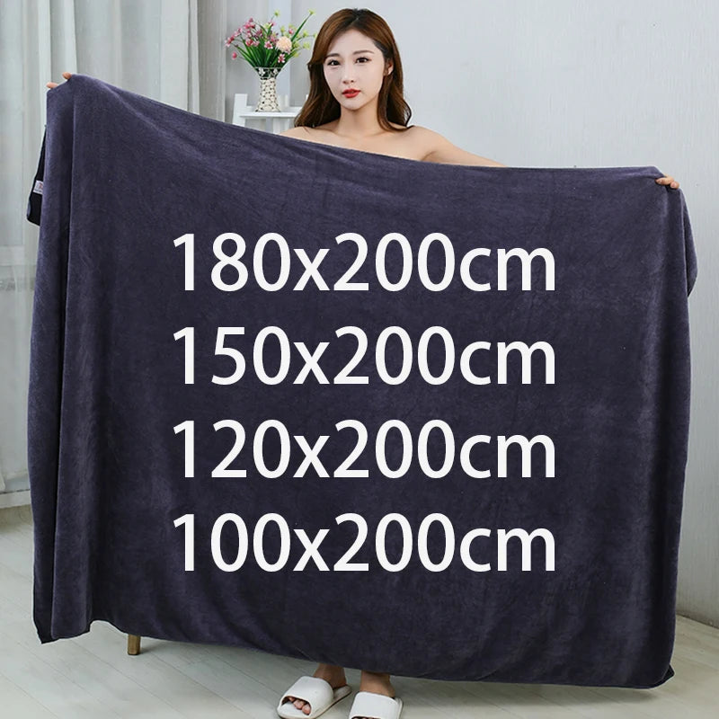 Toalha Super Absorvente e de Secagem Rápida 180x200cm, Toalha de Banho Luxuosa Super Grande - Toalha de Banho Super Macia para Usar
