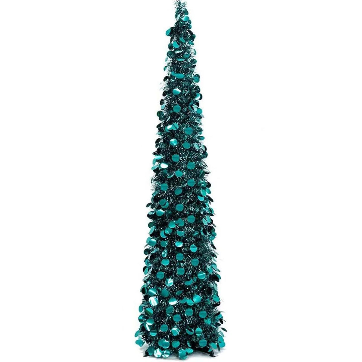 Árvore de natal 1.2m retrátil dobrável enfeites chenille espiral design festivo feriado decoração de natal casa acessório interior