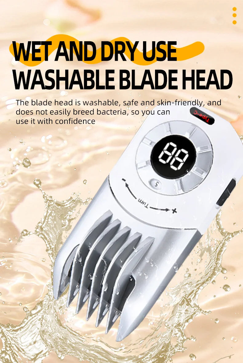 Máquina de cortar cabelo elétrica para animais de estimação, aparador de pelos, máquina de cortar cabelo, máquina de cortar elétrica, para uso doméstico, para crianças, modelo para adultos, barbeador elétrico, H