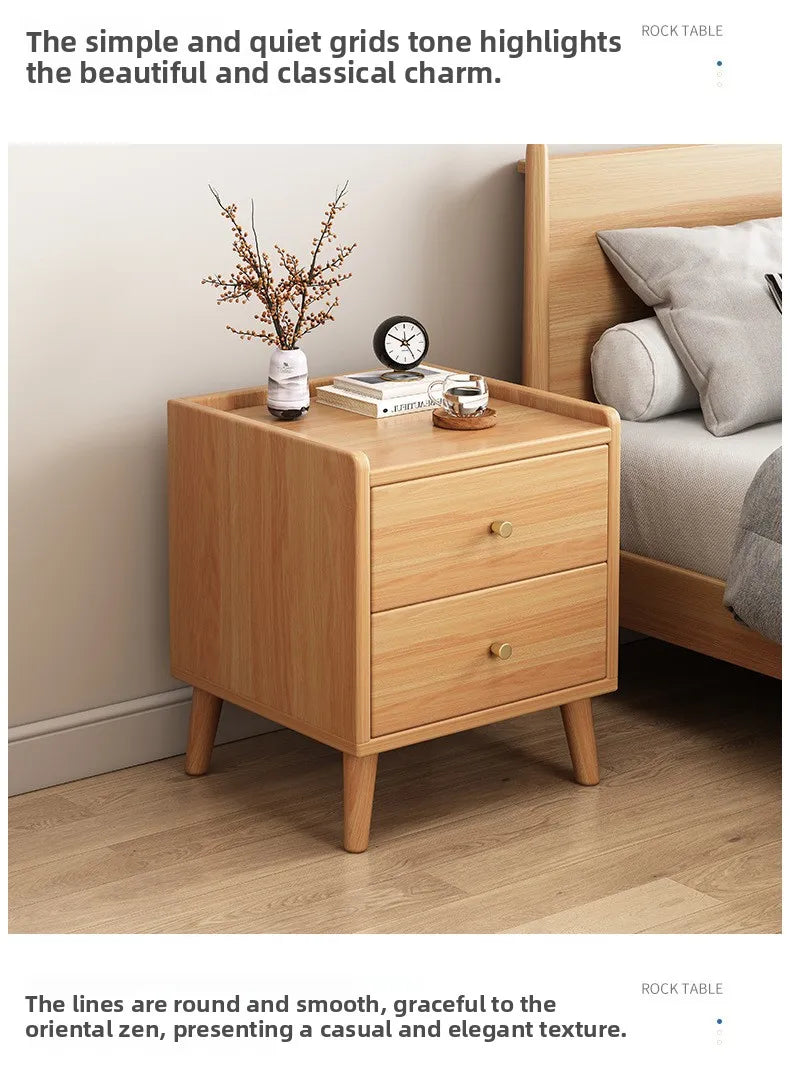 Mesa de Cabeceira Multifuncional para Casa, Armário Estreito de Armazenamento para Quarto Pequeno, Armário de Cabeceira