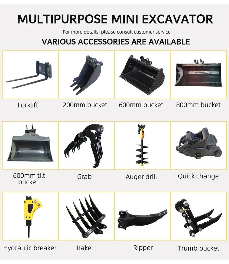 Mini Escavadeira de 1.8 Toneladas com Motor Kubota, Hidráulica, Pequena Escavadeira de Esteira, Certificação CE EPA EURO5 para Projetos de Agricultura e Reforma - Kasa & Pet