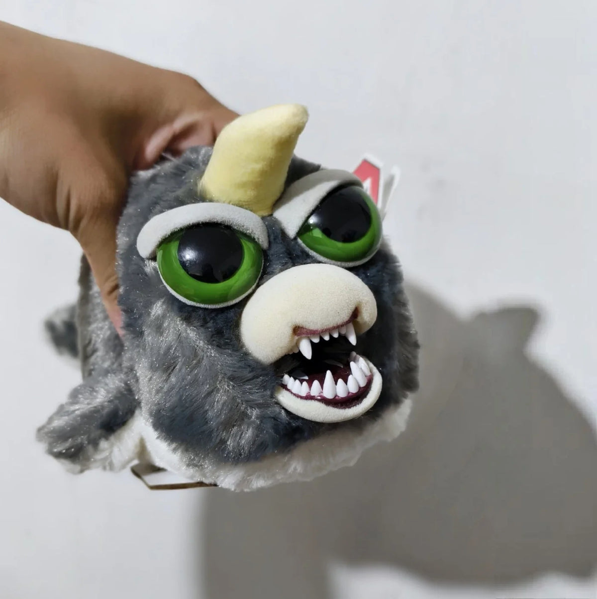 Boneco de Animal de Tamanho Médio Feisty Pets, Panda com Rosto Intercambiável, Brinquedo Interativo para Crianças Kasa & Pet