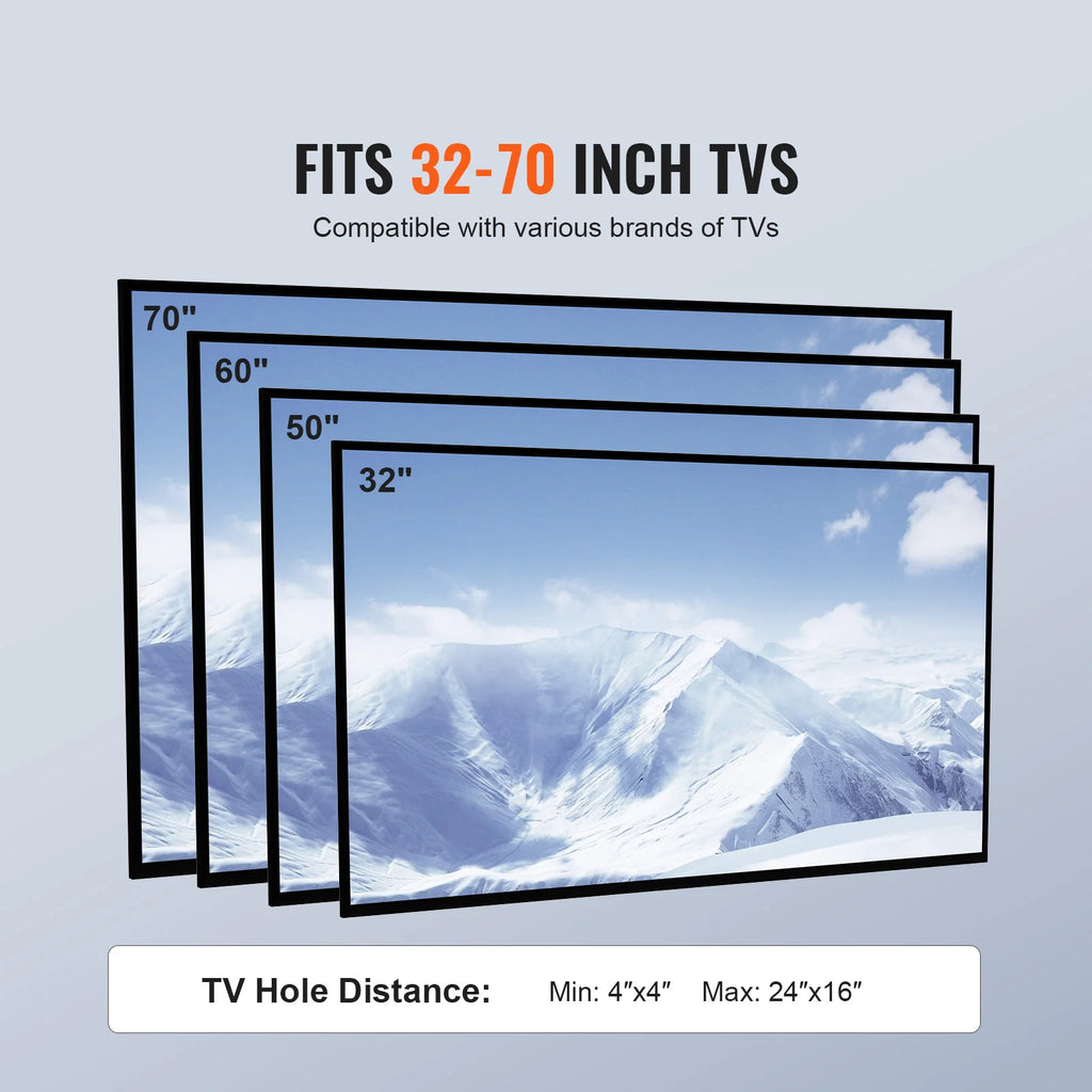 SucceBuy Suporte de TV móvel Suporte de TV com altura ajustável com rodas Bandeja dupla para dispositivos audiovisuais Suporte de TV rolante para quarto