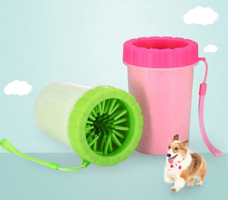 Copo de Lavagem de Patas para Cães e Gatos, Limpeza Automática de Patas, Sem Esfregar, Produtos para Animais de Estimação
