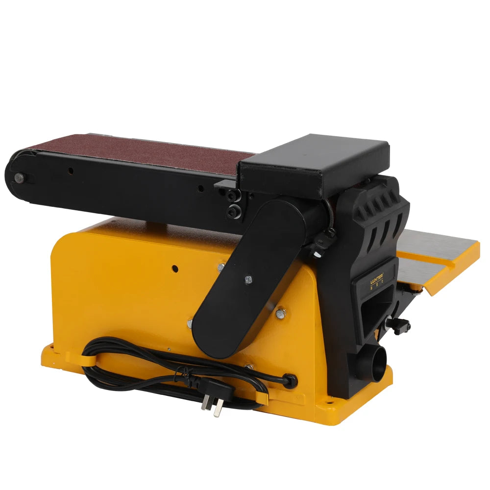 Lixadeira de Cinta e Disco Profissional 650W 100x914mm com Disco de 150mm para Plástico