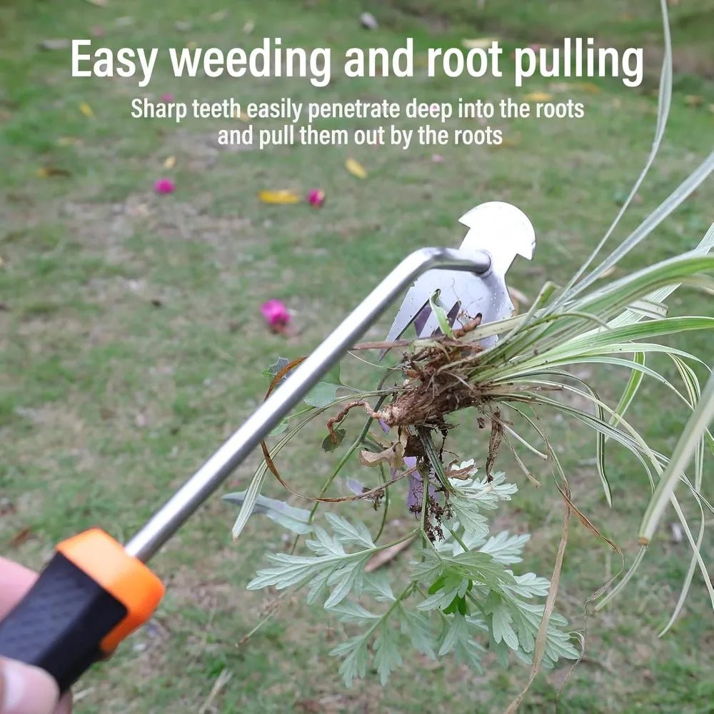 Ferramenta Portátil para Remoção de Ervas Daninhas, para Ferramentas Manuais de Jardinagem, Cultivo de Vegetais, Quintal e Remoção de Ervas Daninhas