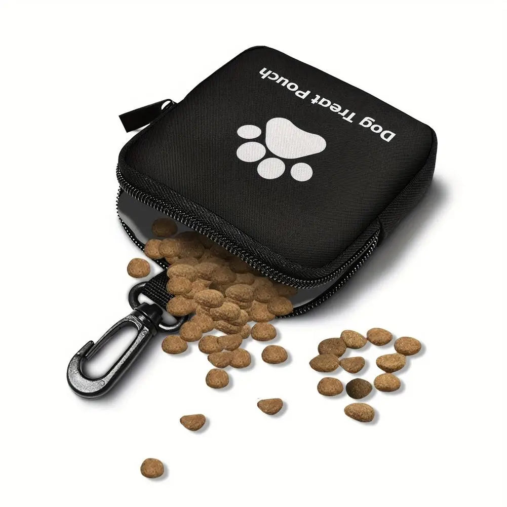 1 unidade Bolsa Portátil para Petiscos de Cães, Pochete de Cintura para Passeio e Treinamento ao Ar Livre, Bolso de Armazenamento de Alimentos