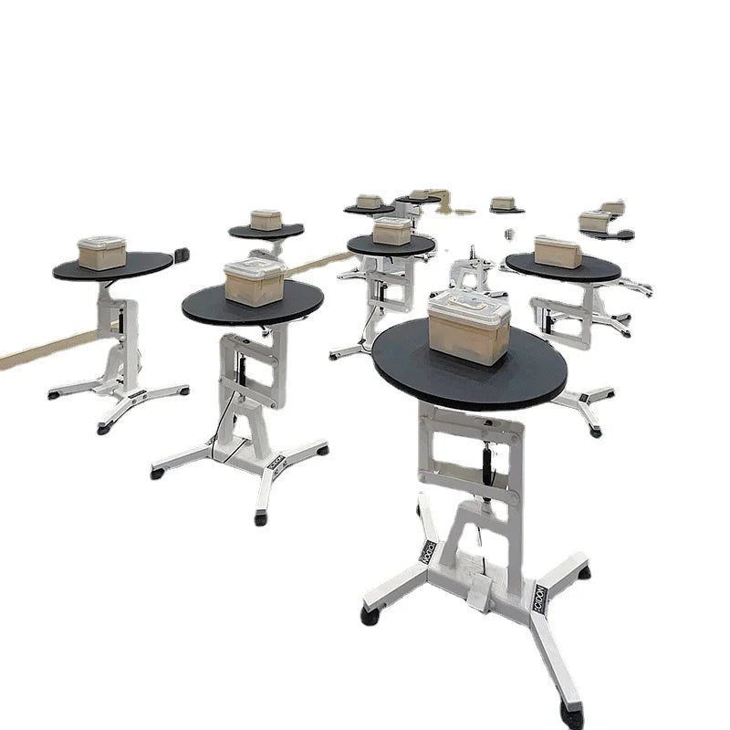 Cães de pelúcia para animais de estimação e gatos, modelagem de beleza, levantamento pneumático, mesa redonda rotativa, mesa de beleza, mesa cosmética