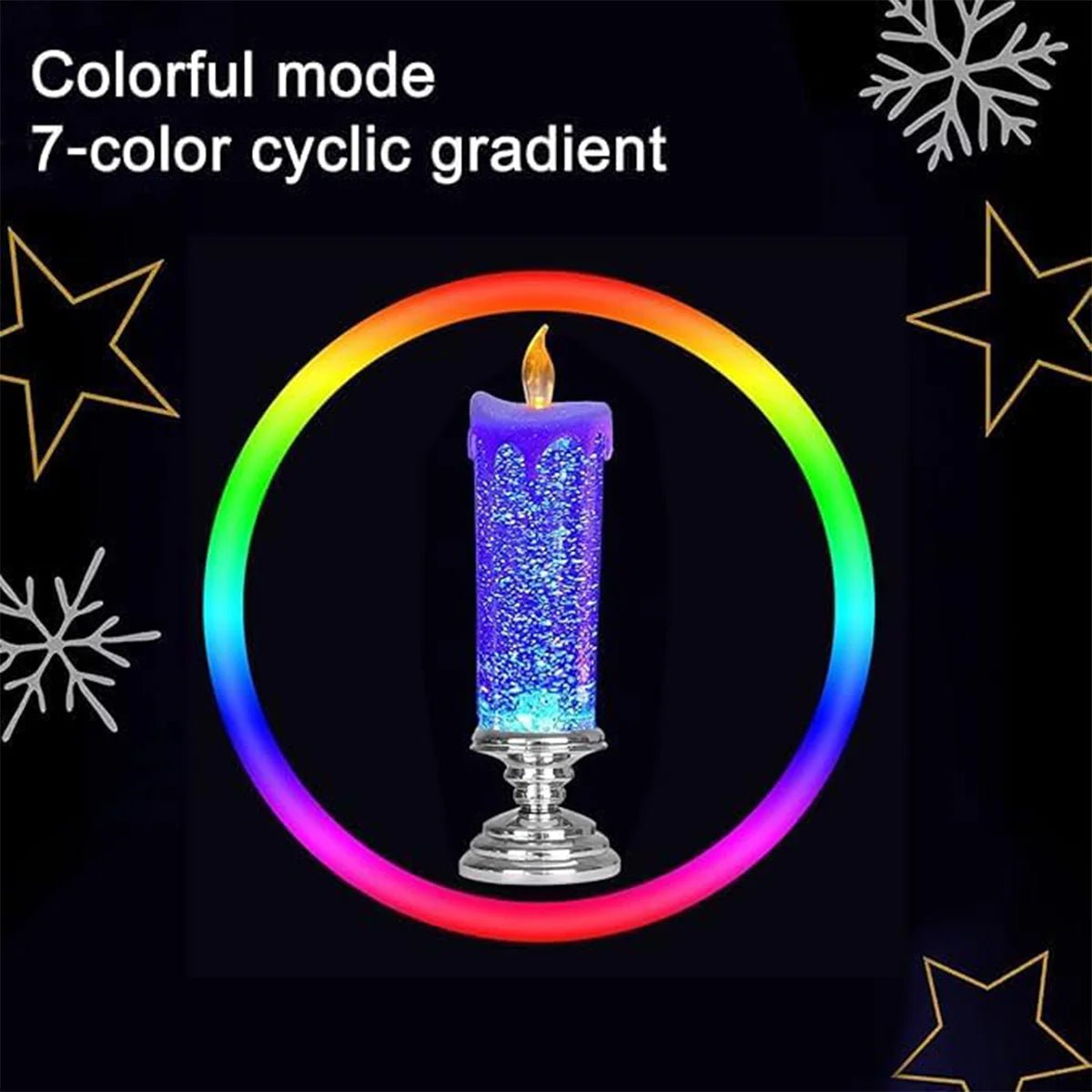 Led vela de natal luz romântica casa luzes velas hotel festival decoração iluminação colorida sem chama decorativa elétrica - Kasa & Pet