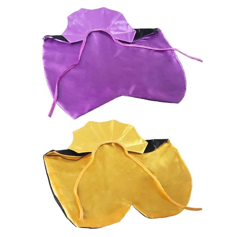Fantasia halloween para animais estimação, capa fácil usar, amarrada, design confortável, poliéster, roupa para cosplay